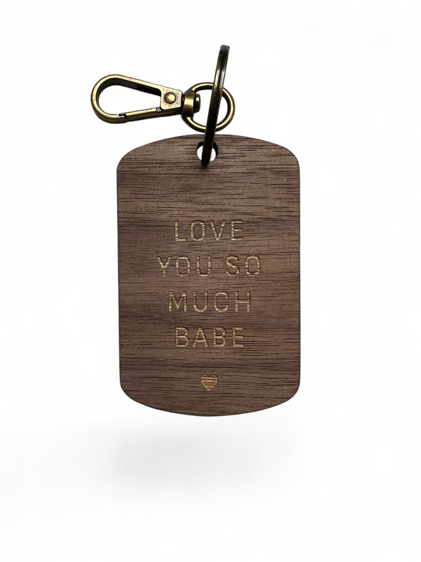 Personalized Photo Engraved Keychain