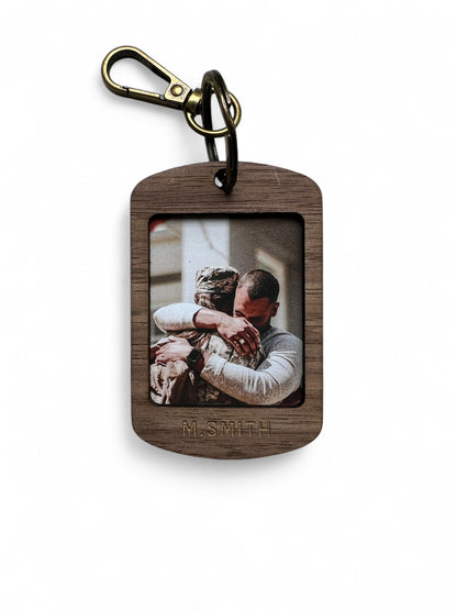 Personalized Photo Engraved Keychain
