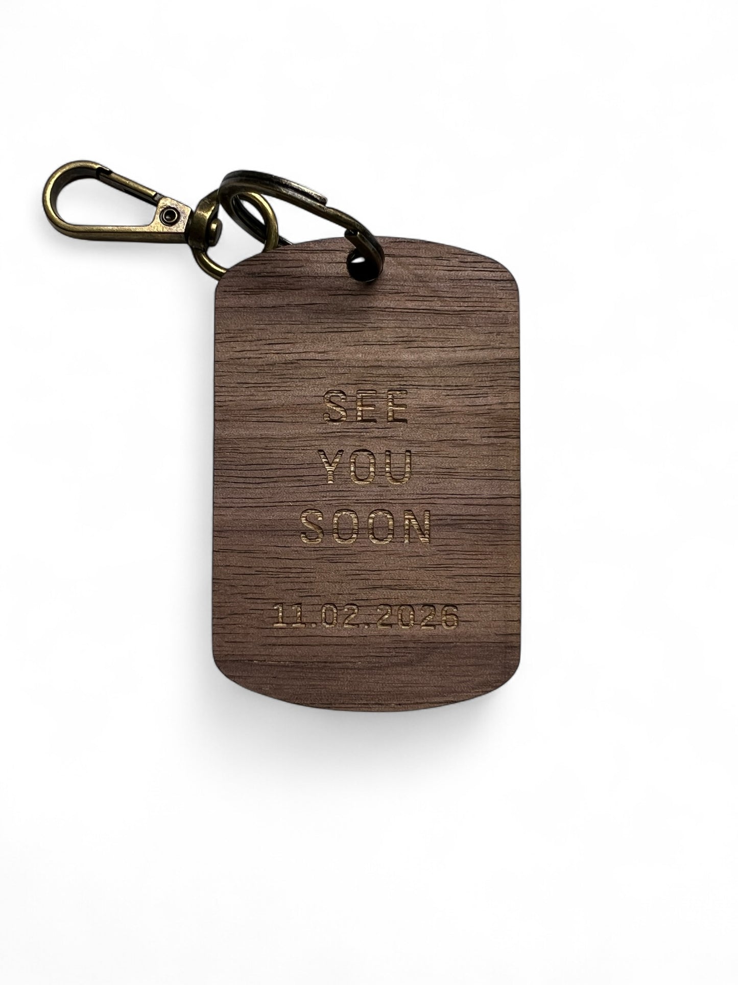 Personalized Photo Engraved Keychain