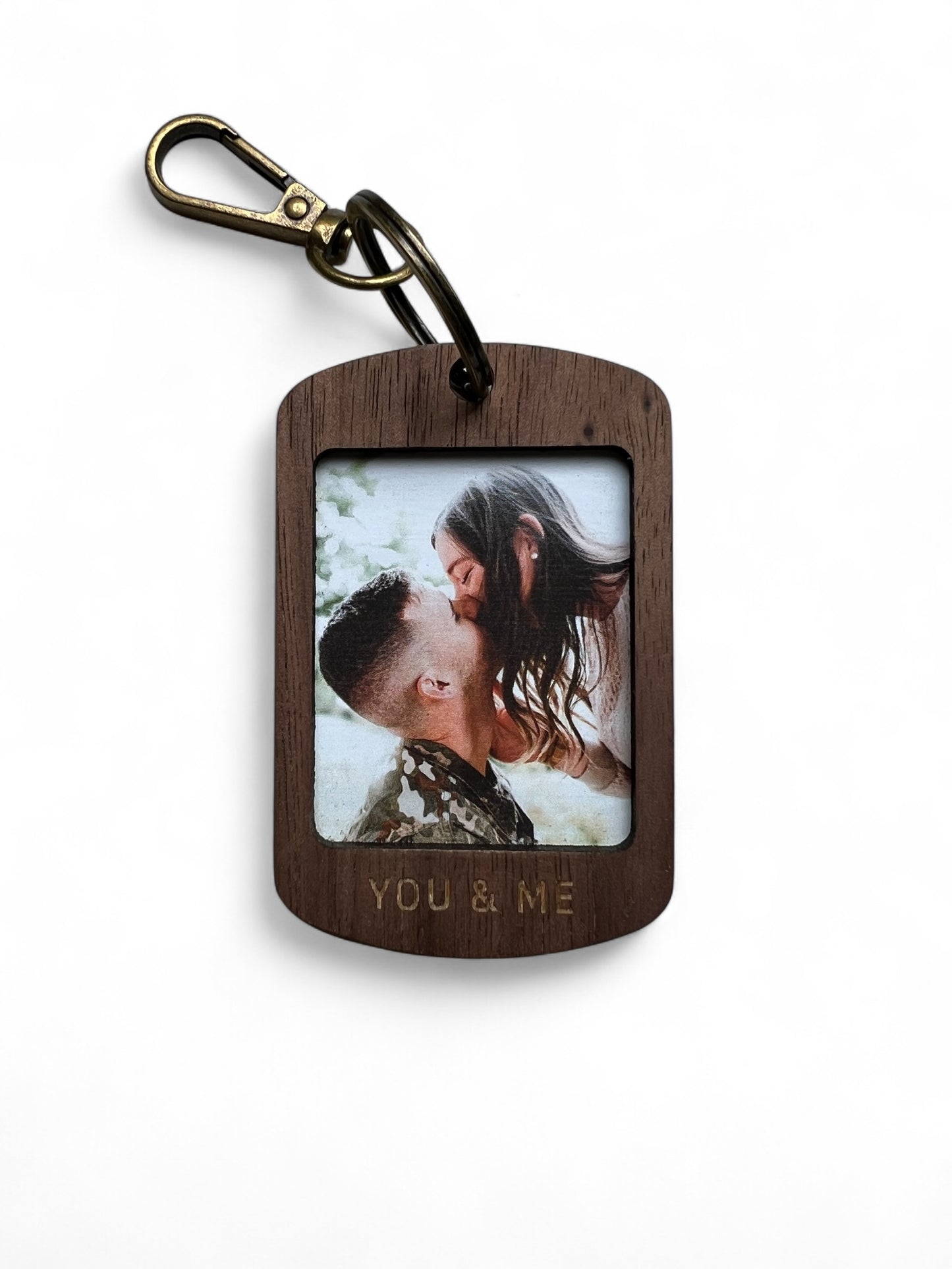 Personalized Photo Engraved Keychain